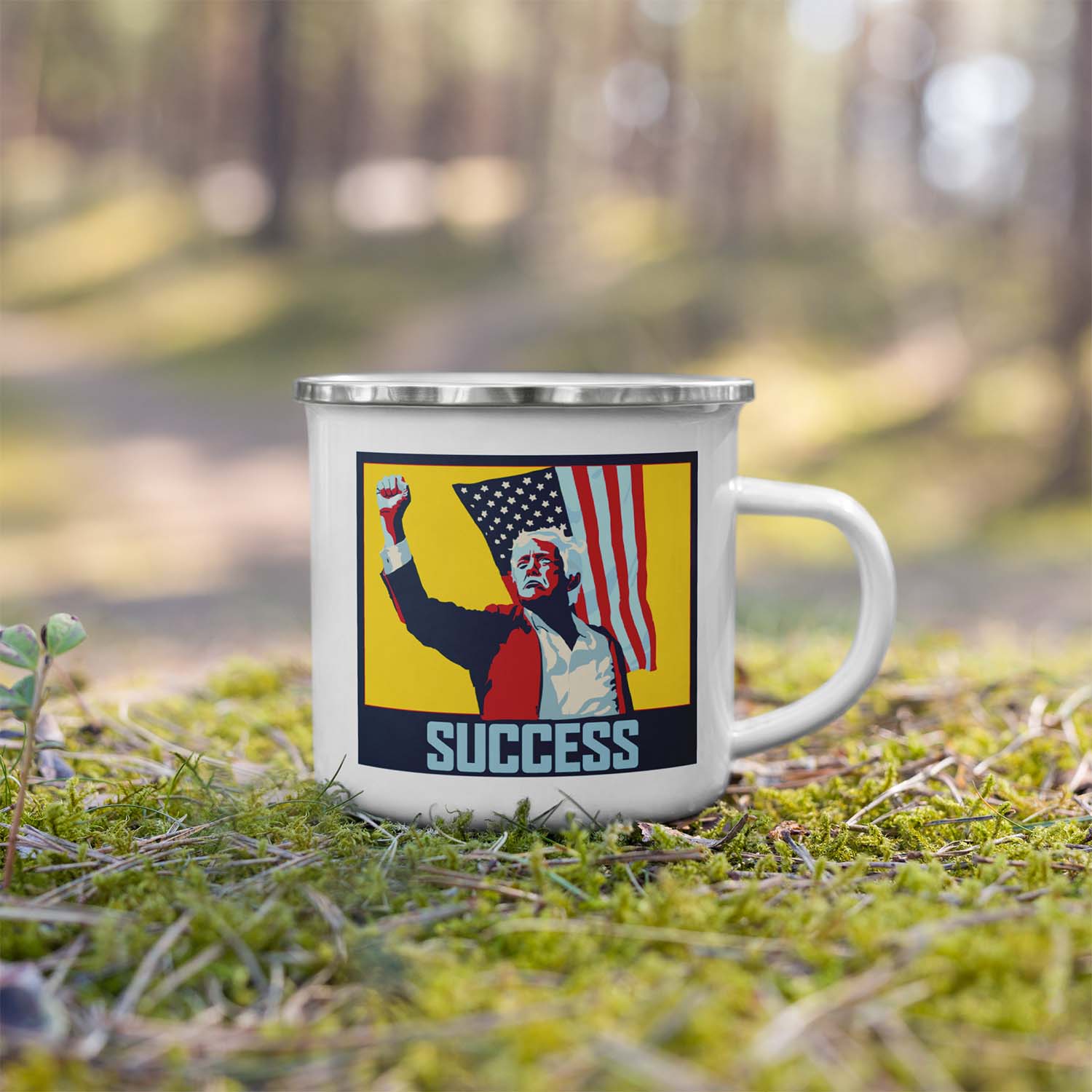 Success Enamel Mug