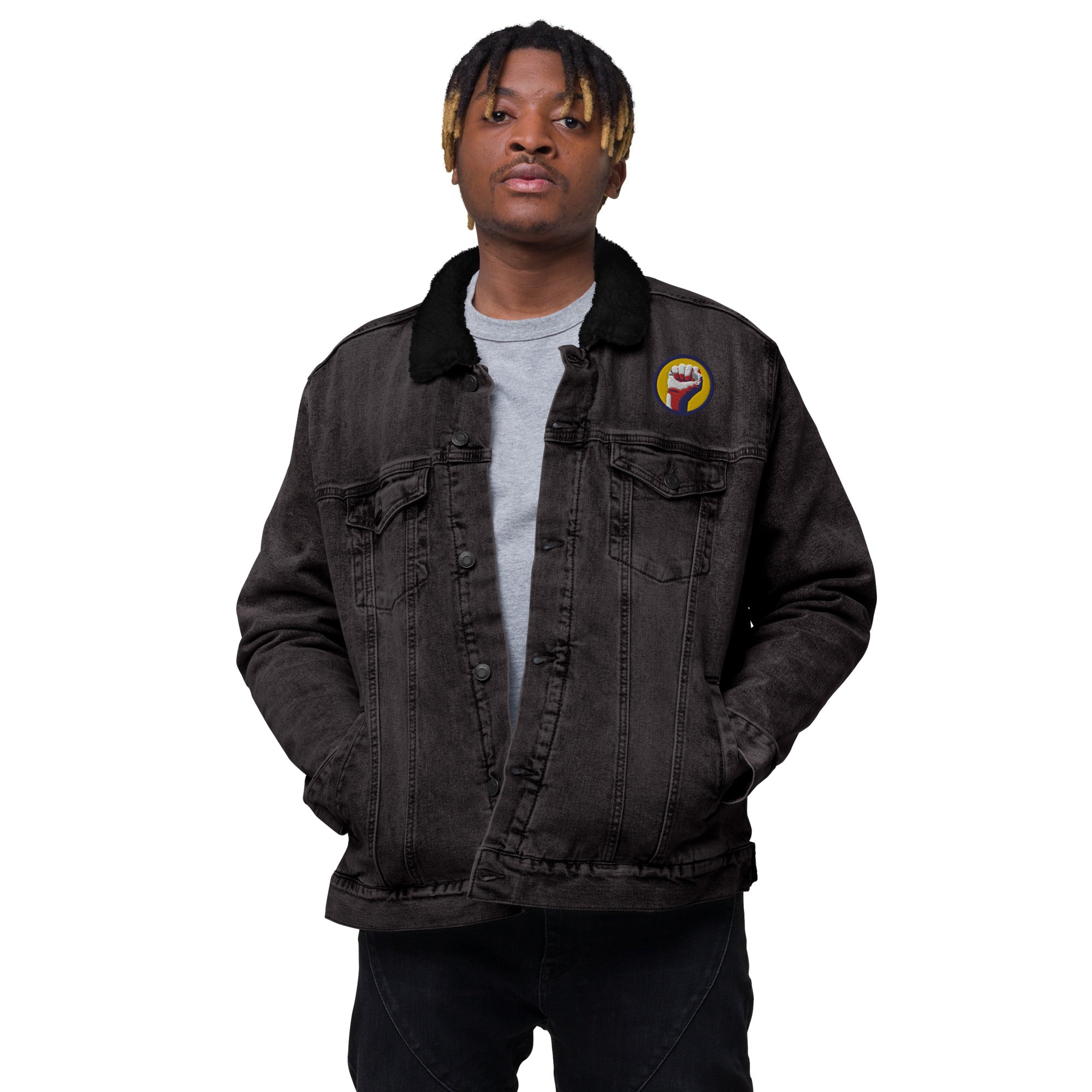 Denim Sherpa Jacket