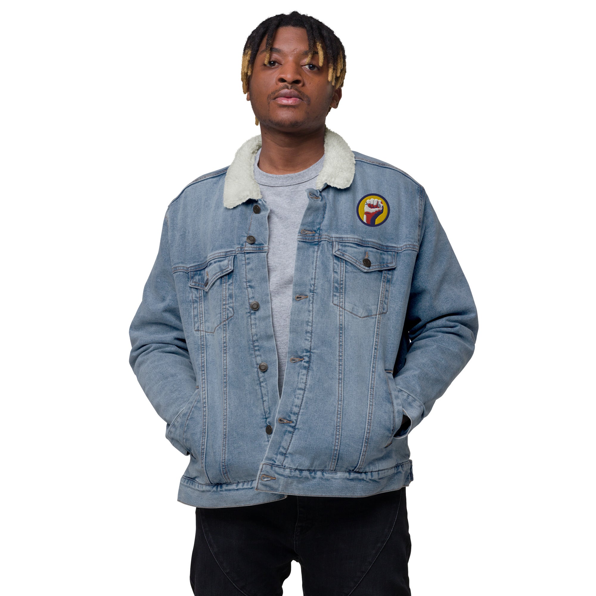 Denim Sherpa Jacket